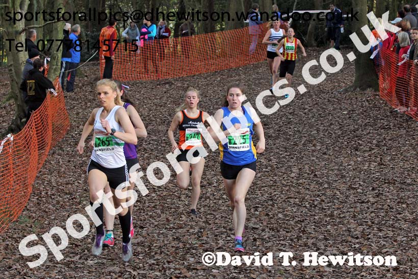 junior womens  National Cross Country Relays. Photo: David T. Hewitson/Sports for All Pics